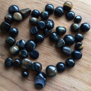 Tigerøje Blå – falkeøje 1 cm